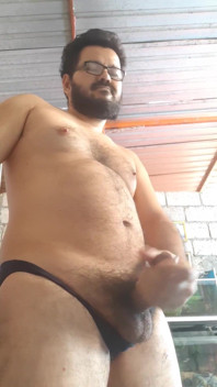 Urso se masturbando