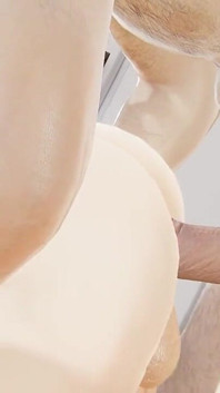 Femboy Yaoi - un iepure Femboy este futut de un om mare
