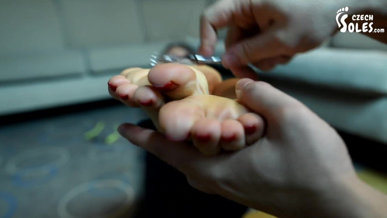 Czech Soles - foot fetish content: Barefoot mature MILF tickle torment