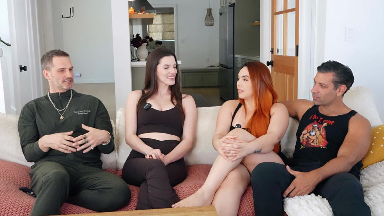 Tommy Wood XXX: Tom oyunlarında vahşi dörtlü seks pod mimi boliviana ve fiona...