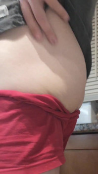 Showing off My Underwear Bulge and Cock While Waiting for Coffee