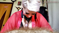 AimeeParadise: Silný penis mezi velkými zralými prsy, masáž zadku zralé děvky...