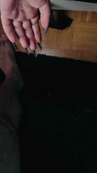 Grobe session: blowjob, nylonhaube, klatschen, anal