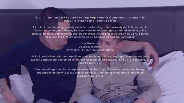 Blake Mason: Darius Ferdynand &amp; Tommy Benson