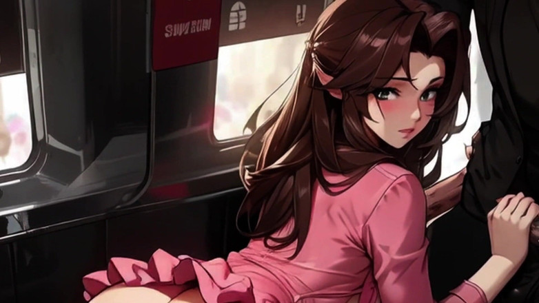 Spicy Toons: Tifa con tette grandi e piccola aerith star in toon...