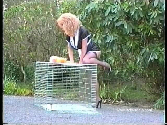 Lady Sonia: Young French Maid Outdoors