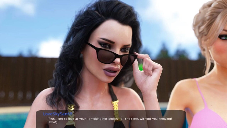 LoveSkySan69Real: Milfy city [v0.6e] частина 61 лесбіянка в басейні така гаряча!! від Loveskysan69