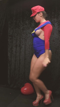 B2p Mario Bros Cosplay Red Balloons Pop High Heels