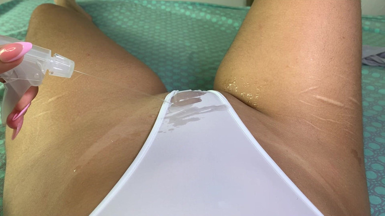 pampammedallo: Lubisz mojego cameltoe oglądać mnie masturbuje się
