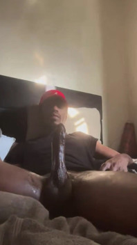 Masturbating