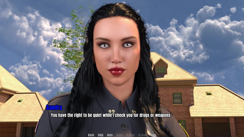 3D Cartoon Porn: 奶奶的房子 10 - 警察桑德拉给托马斯打手枪直到他射精