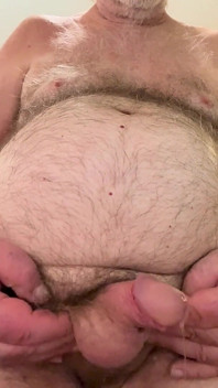 Coach Karl Rubs His Furry Belly for You 6940