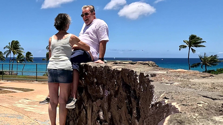 FromThisNight: Acabo de conocer a este visitante a Hawaii - y aquí...