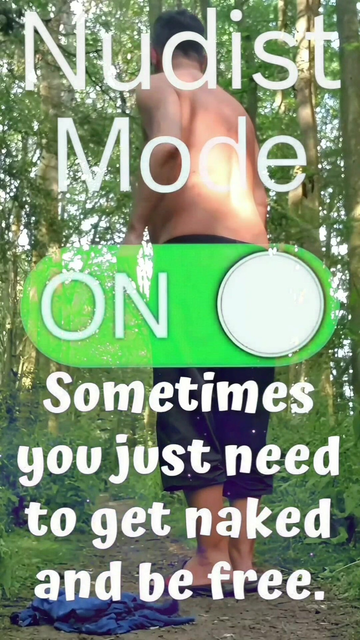 MaleModel: Fully Naked Walk in a Forest