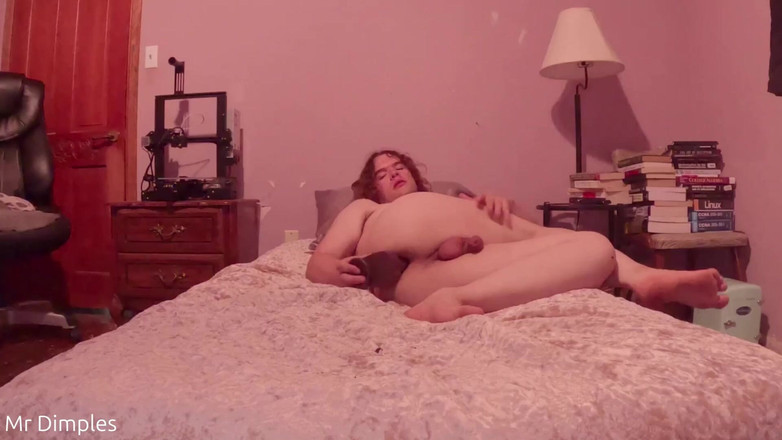 Mr Dimples: Entrenamiento anal con mi consolador bbc