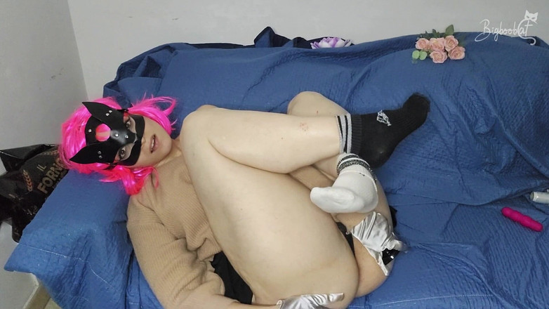 BigBoobCat: Wielkie Naturalne Cycki I Maska Cipki: Robię Się Eksplodować Dla...