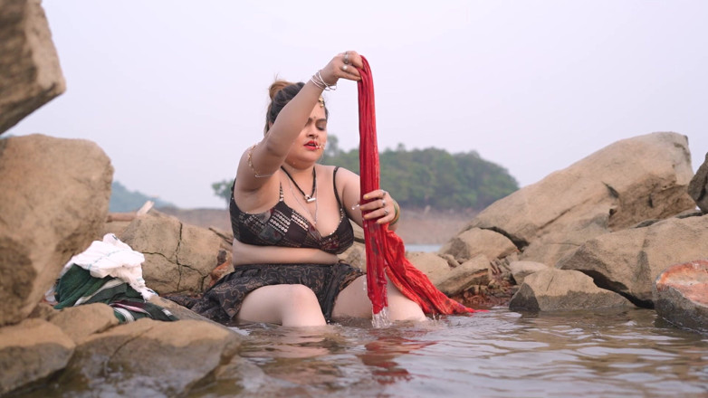 JAYESH GUPTA: Village Couple Fun at River