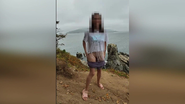 MissPopa: 自然の前で服を脱ぐ勇気を出した