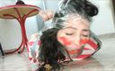 Selfgags Latina Bondage: Tape Bondage Therapy for Katherine