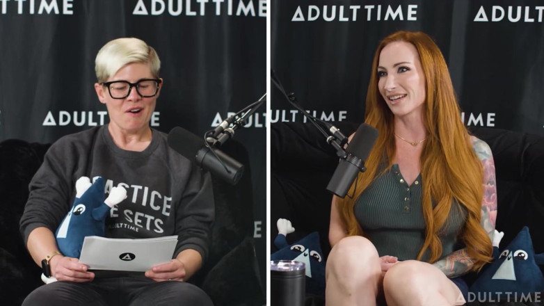 Adult Time Podcast: 외국인 포획이  뜨겁다고 생각하는 소피아 로크?! 성인 시간 팟 캐스트