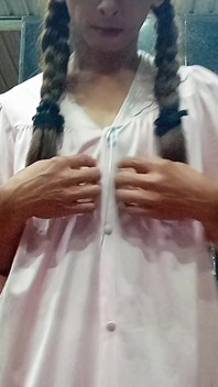 공공 화장실에서 Sis.
