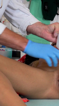 Silicone Pornstar Anita Blanche Stripped Naked and Examined