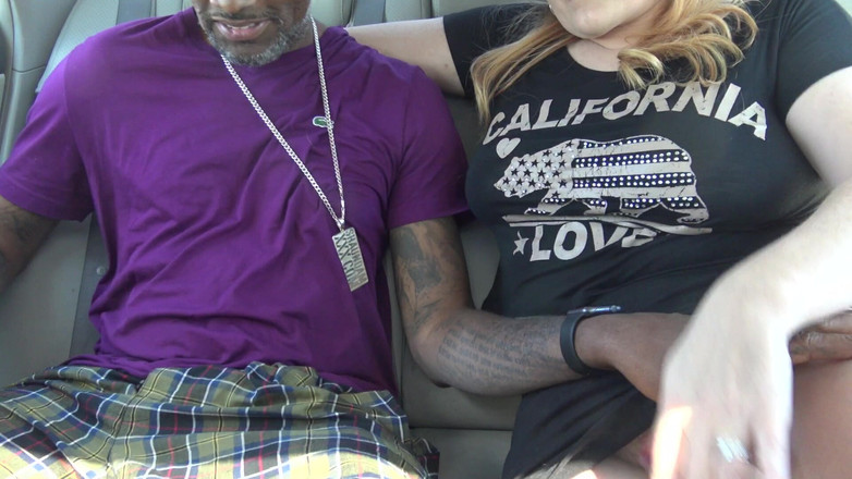 Shaundam: Quickie mit großem schwarzem schwanz auf dem rücksitz