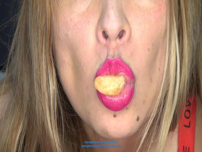 Angel eyes studio: 大きなみかんを飲み込むホットファン