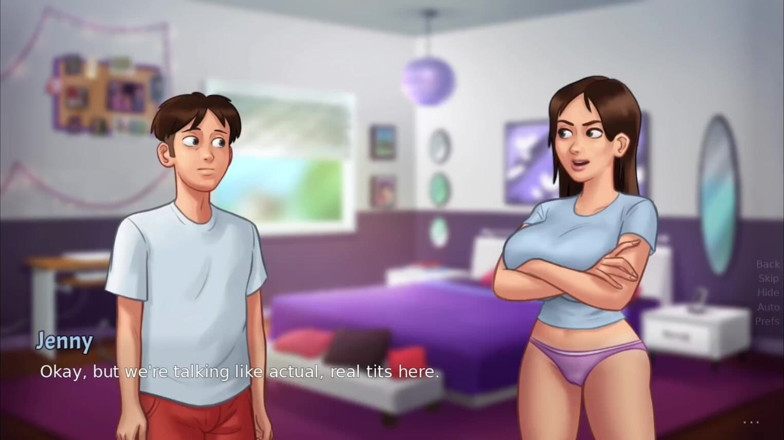 Xr Gamer: Anon membayar untuk melihat buah dada besar Jenny - permainan saga...