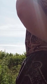 Jerking off Outside in Public