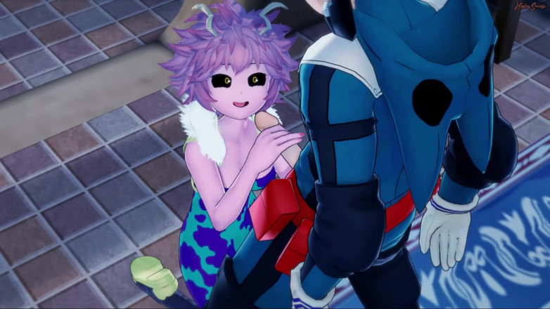 Hentai Smash: Mina Ashido succhia il cazzo di Deku prima di cavalcarlo -...