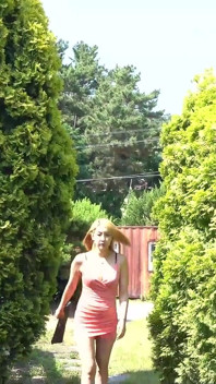 Actress Serving Obsessive Fan with Seductive Waist Twirls