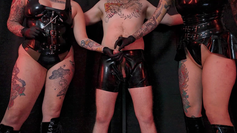 Tiffany Nacke: Metal Bound Sub Is Sounded and Pulverized by Two Hot...