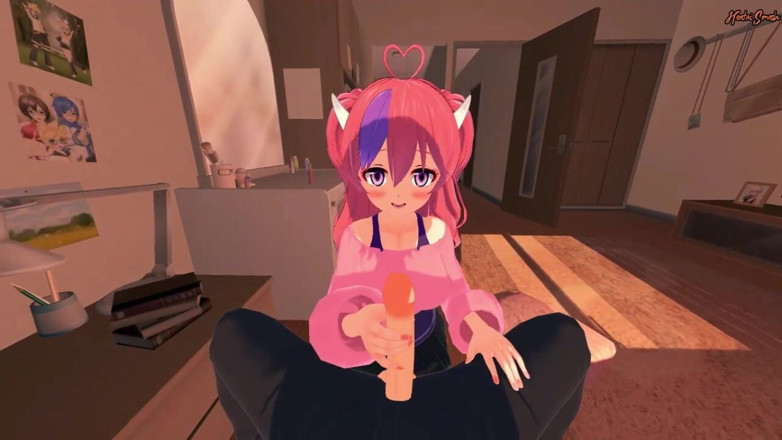 Hentai Smash: Ironmouse bekommt einen missionars-creampie von deinem POV - Vtuber Hentai.