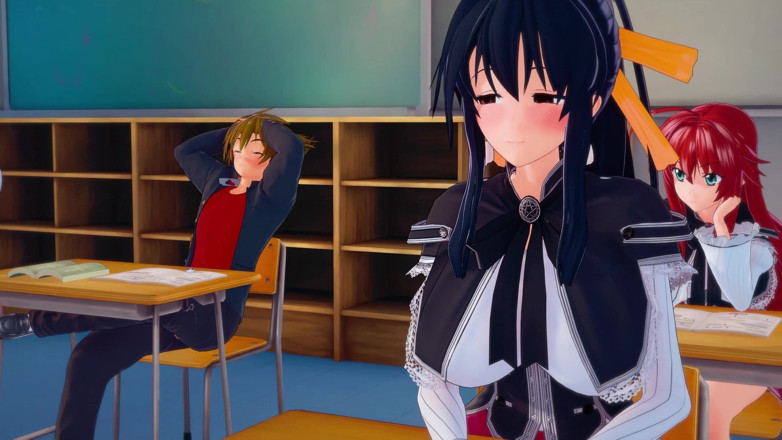 Fantasy king: Rias Watch Akeno Fucking and Xenovia &amp; Koneko Lesbian Sex - Dxd...