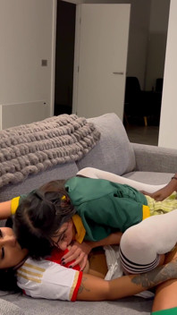 Two Sexy Sports Fans Fuck the Referee