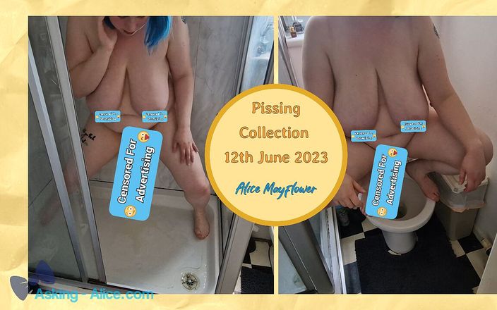 Alice Mayflower Productions: Pissing-collectie 12 juni 2023 - solo-meisje