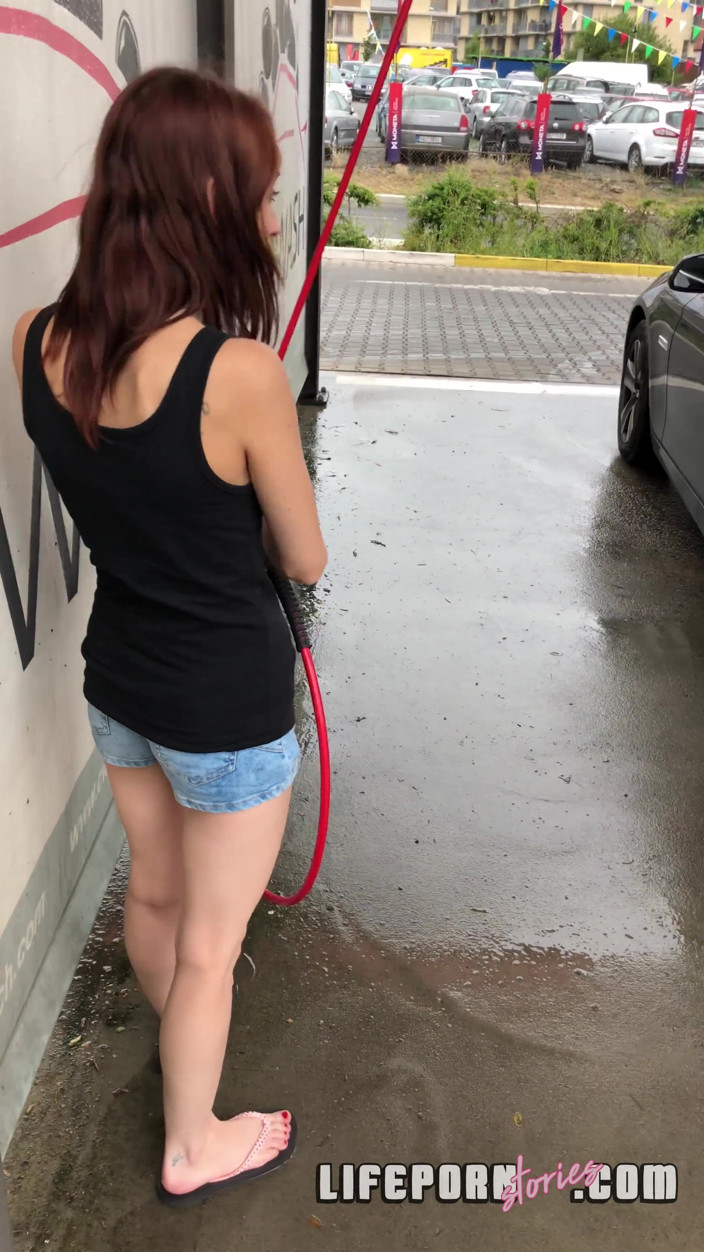Life Porn Stories: Life Porn Stories 2 - Part 3 Car Wash Leads to Cock Polish -...