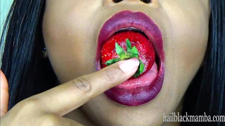 VeryCruelAspen: Queen Black Mamba: Strawberry Tease 720p