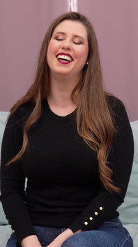 Rondborstige Belgische Dame Lyne Interview