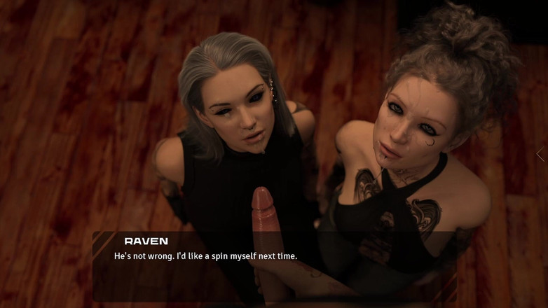 AVNTeller: Pohyb řetězy # 15 - dvě gotická tetovací umělkyně sdílejí velkého bílého ptáka