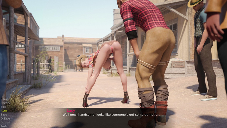 Porngame201: Şanslı Lucy ve Daltons devam etmek için vahşi batıda 2