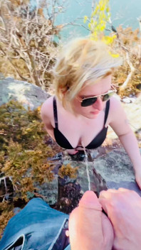 Tits Get Streamed on in State Park