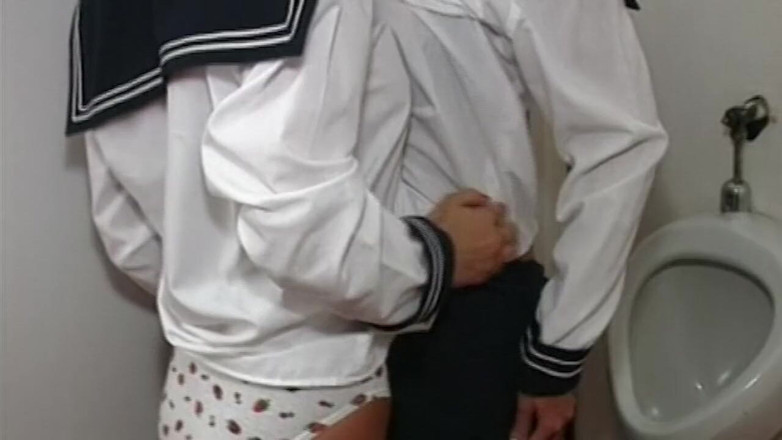 VHS-Vixxxen: Naughty girl Fucked in the Toilet