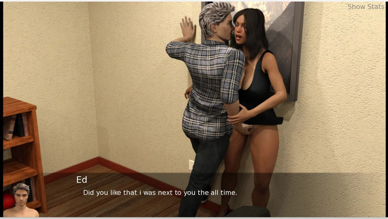 XXX Games Bunk: Project Hotwife - Gameplay - Roleplay - Hotwife Teases Waiter During Dinner