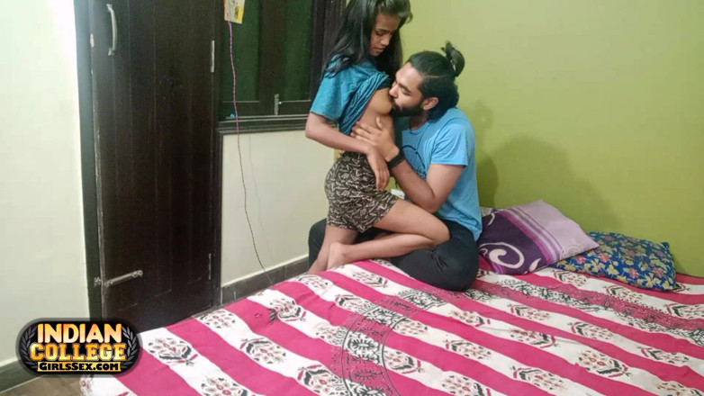 Hindi-Sex: Juicy 18 Year Old Skinny Desi Girlfriend Fucked by Indian Hunk