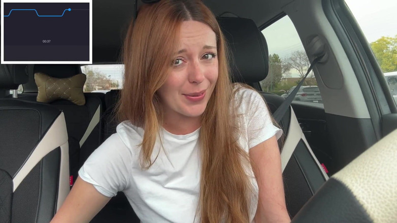 Nadia Foxx: Braless depåstopp i enheten genom med My Lush på Max!