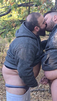 Fat Bears Suck Each Other's Cocks in the Forest
