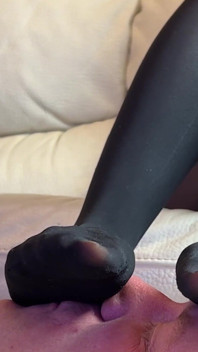 Asian Pantyhose Foot Domination