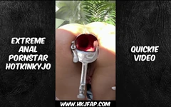 15.july.2025 Video Quickie Gape, Speculum, Anal Speculum, Anal, Hkj, Hotkinkyjo, Boobs, Ass, Asshole, Pornstar